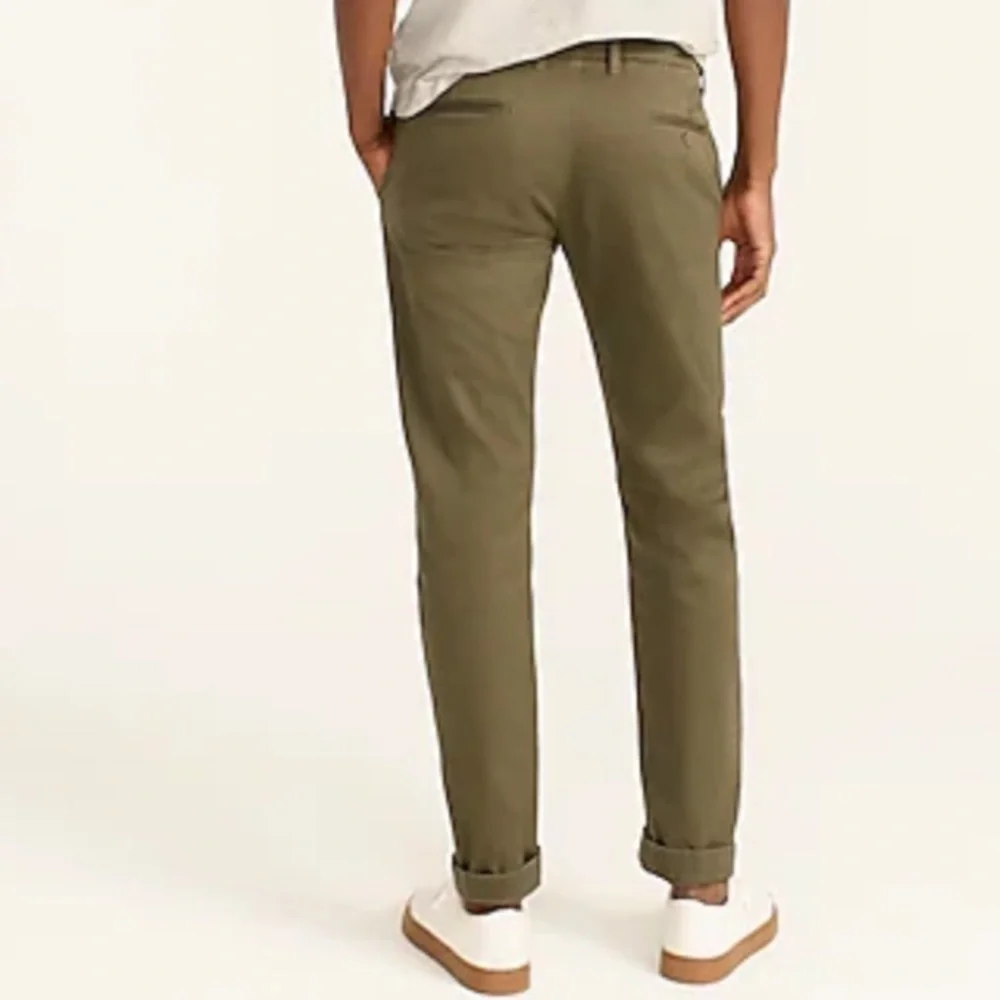 J crew 484 slim stretch chino pants catskill green